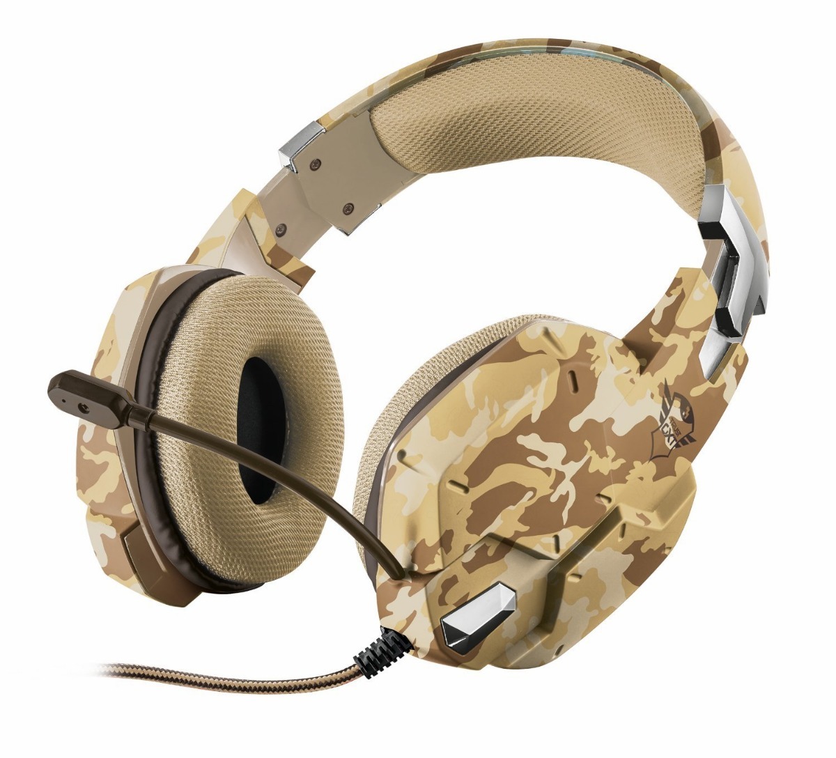 Headset Gamer Gxt 322d Desert Camo Trust FOX Games