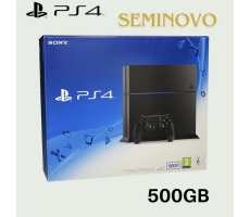 Playstation 4 Fat 500gb C/ Botao Físico - Seminovo