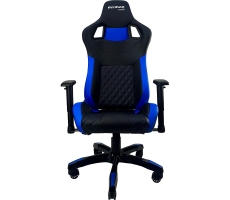 Cadeira Gamer Mx15 Giratória Preto Com Azul